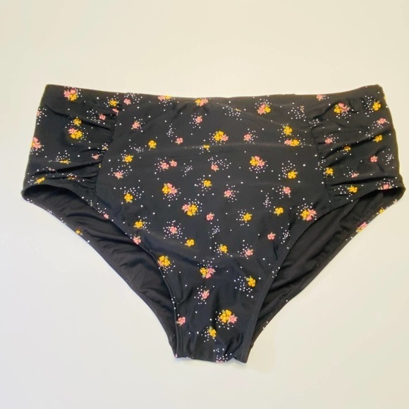 Old Navy Bikini Bottom Navy Floral Size 4X Plus - Picture 1 of 8